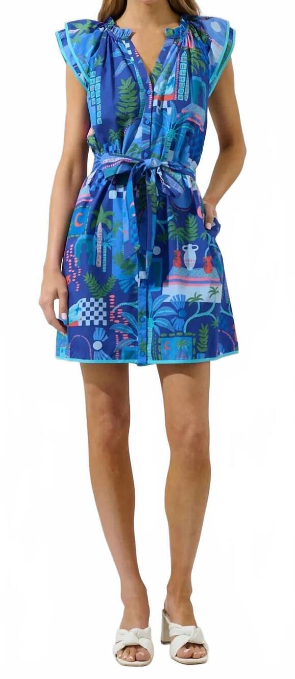 NEW SUGARLIPS rumi mini dress in cobalt